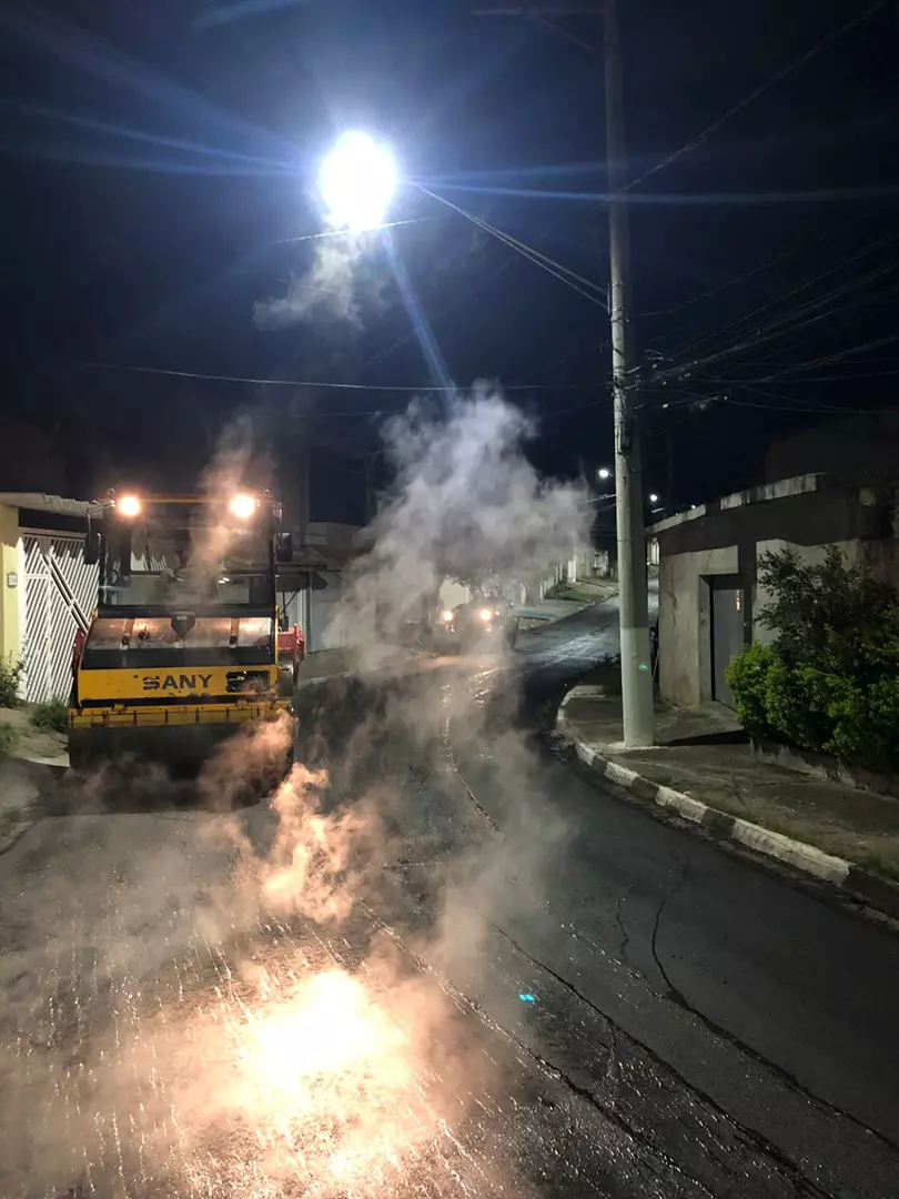 Asfalto Novo: revitalização de ruas do Parque São George chega à etapa final